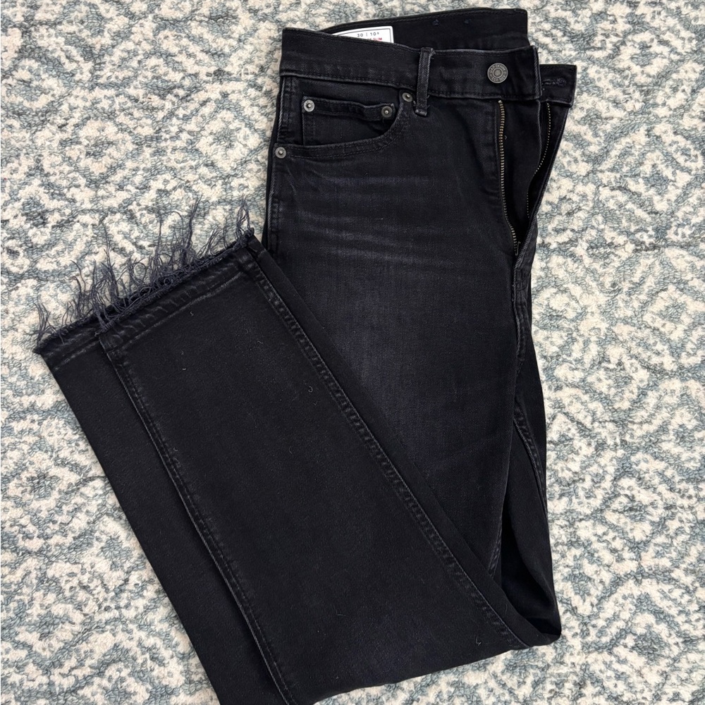 GAP Vintage Slim High Rise Black Wash
